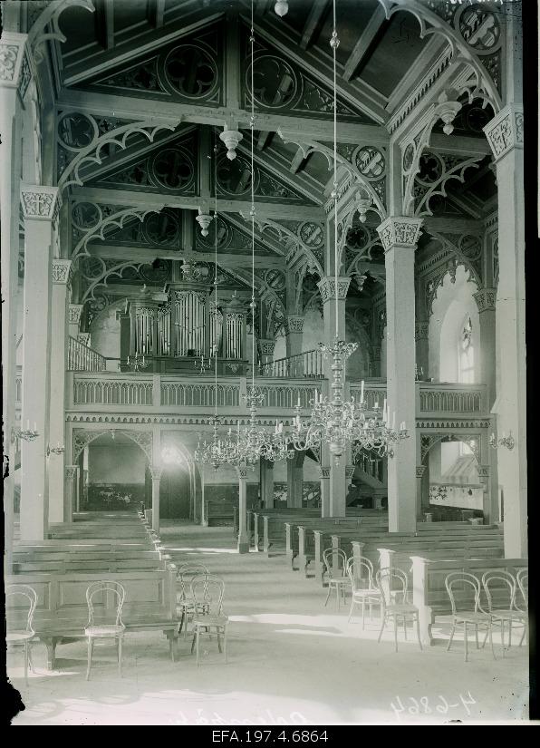 Internal view of the Otepää Church.