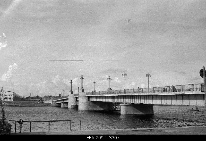 View of the Pärnu bridge.