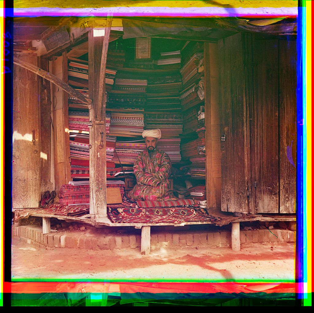 Fabric merchant. Samarkand (Loc)