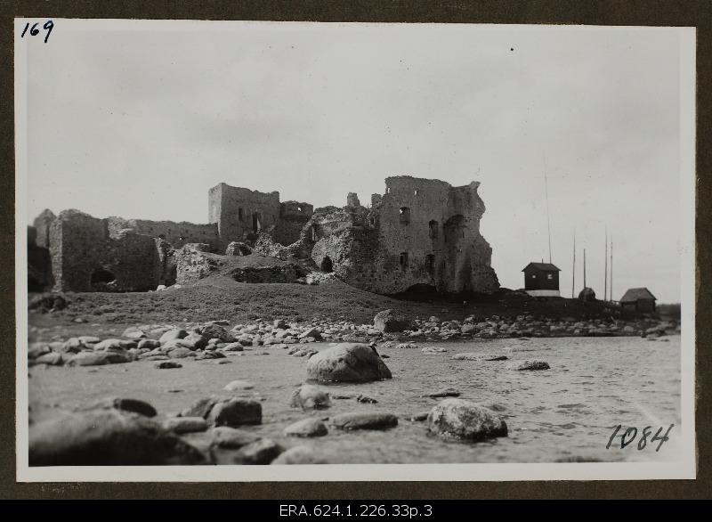 View of the ruins of the Tool Castle; photo 1. Number of photo positives in the air force auction