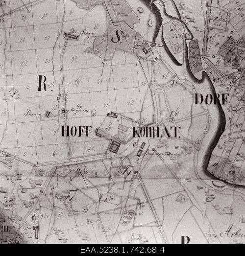 An inappropriate manor plan, copy of the fragment