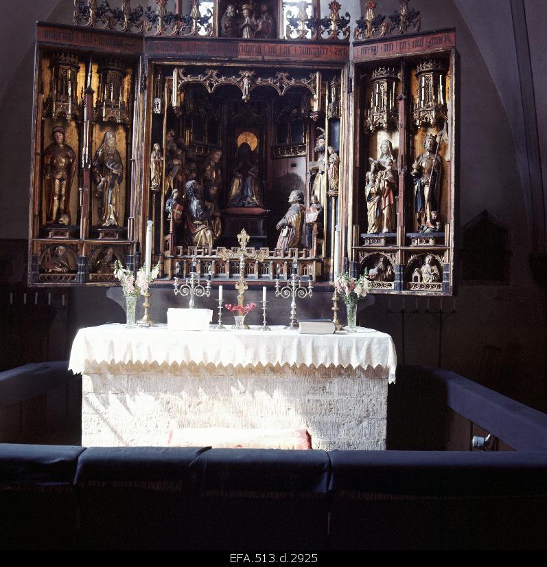 The altar of the Holy Spirit Church.