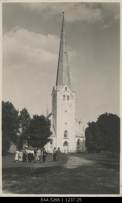 Tarvastu Lutheran Church. Photo postcard