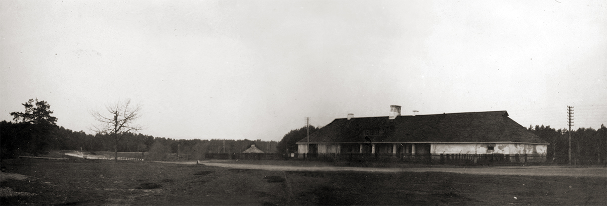 The building of the Liiva Town (Kahala village, Kuusalu) located on the front of the Old-Narva highway