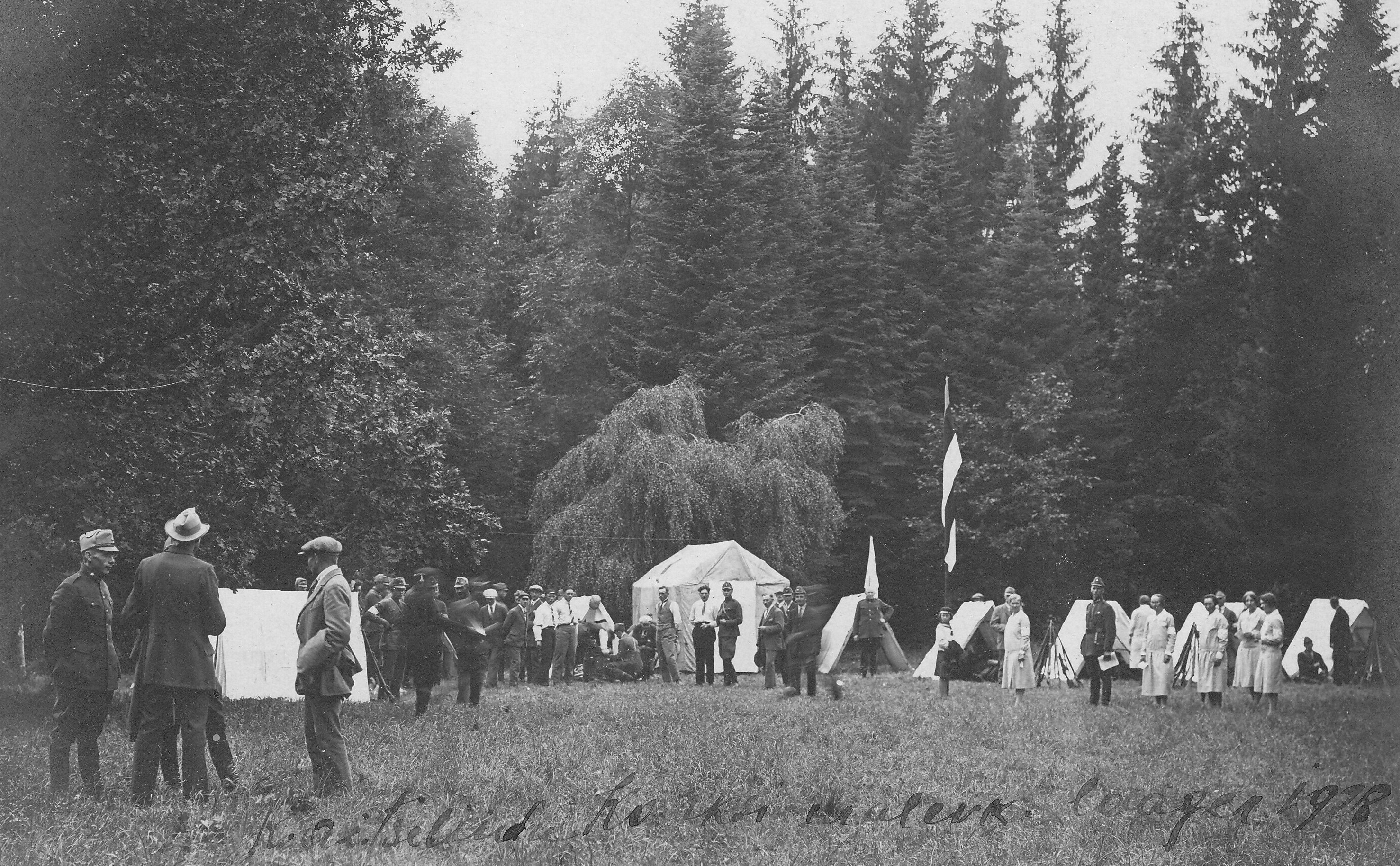 Defence League Karksi Malewkonna camp in 1928