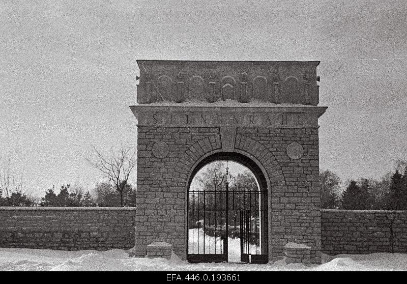 The gates of the army stone.