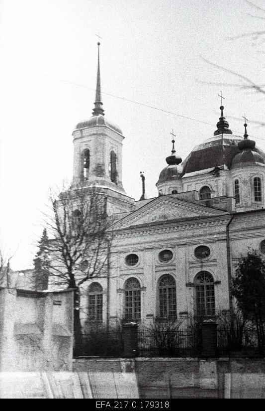 Russian church behind the post office.