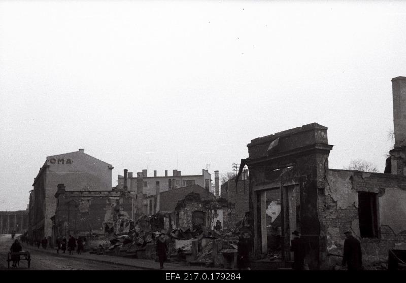 Ruins on Riga Street.