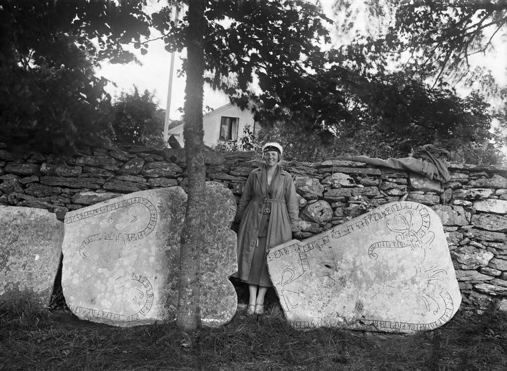 Rune stones at Stenkumla Church, Gotland, Sweden