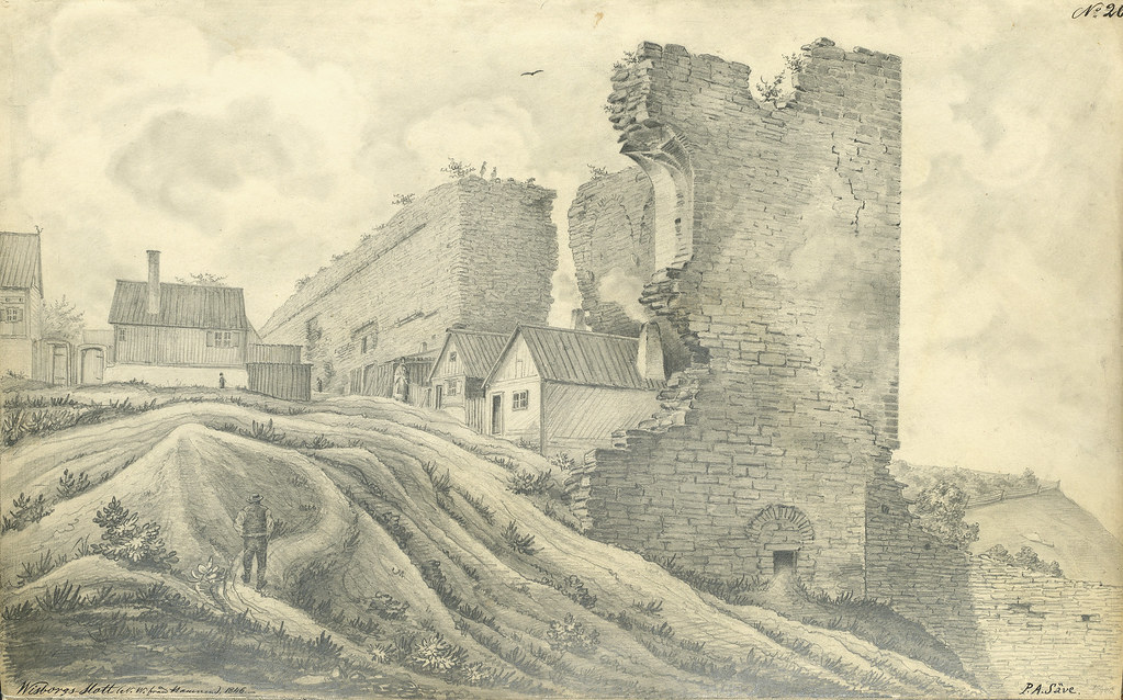 Visborg castle ruin, Visby, Gotland, Sweden