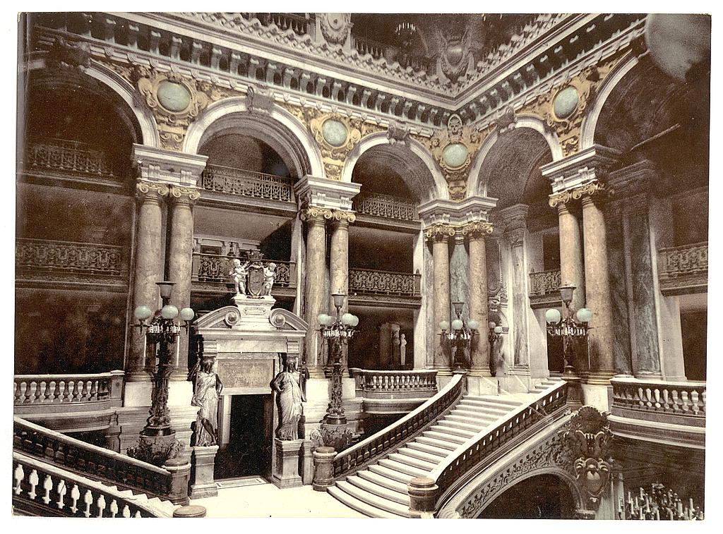 [Opera House staircase, Paris, France] (Loc)