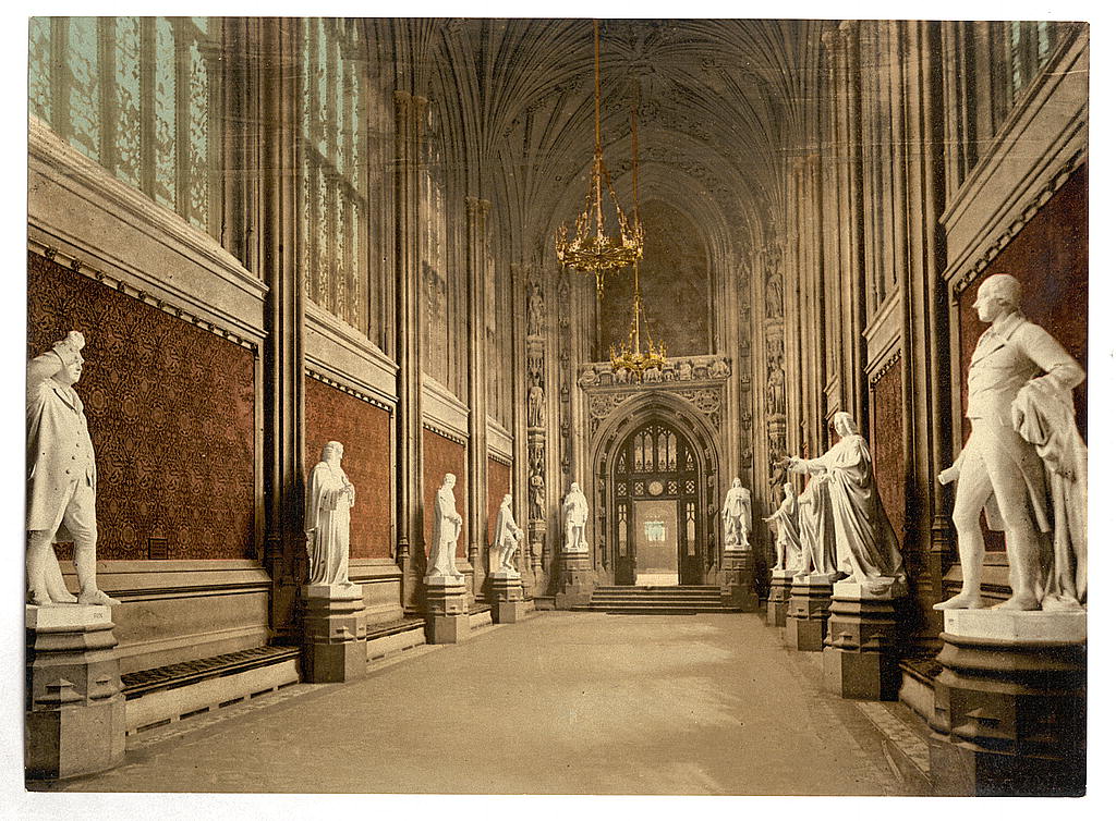[houses of Parliament, St. Stephen's Hall (Interior), London, England] (Loc)