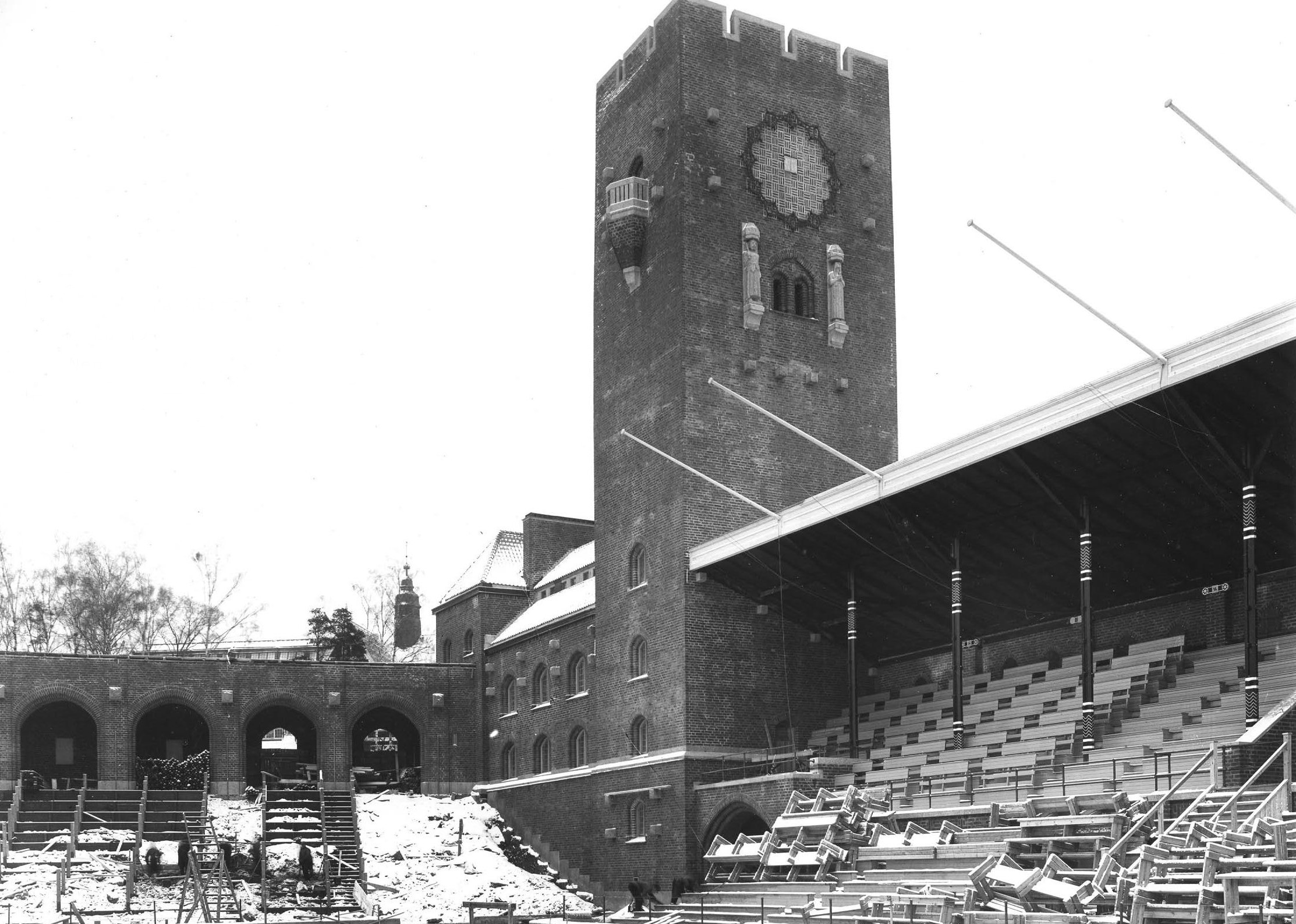 Stockholms stadion 1912 - Stockholms stadion byggs