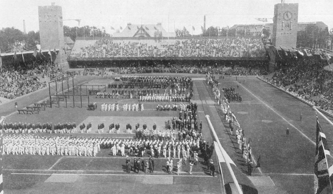Nations at 1912 Olympics - Participating nations at the Opening Ceremony of the 1912 Games in Stockholm.