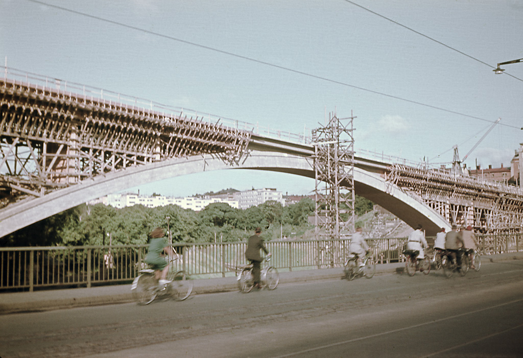 SkanstullsbronKonstruktion - Construction of a new bridge at Skanstull in the southern part of Stockholm city.