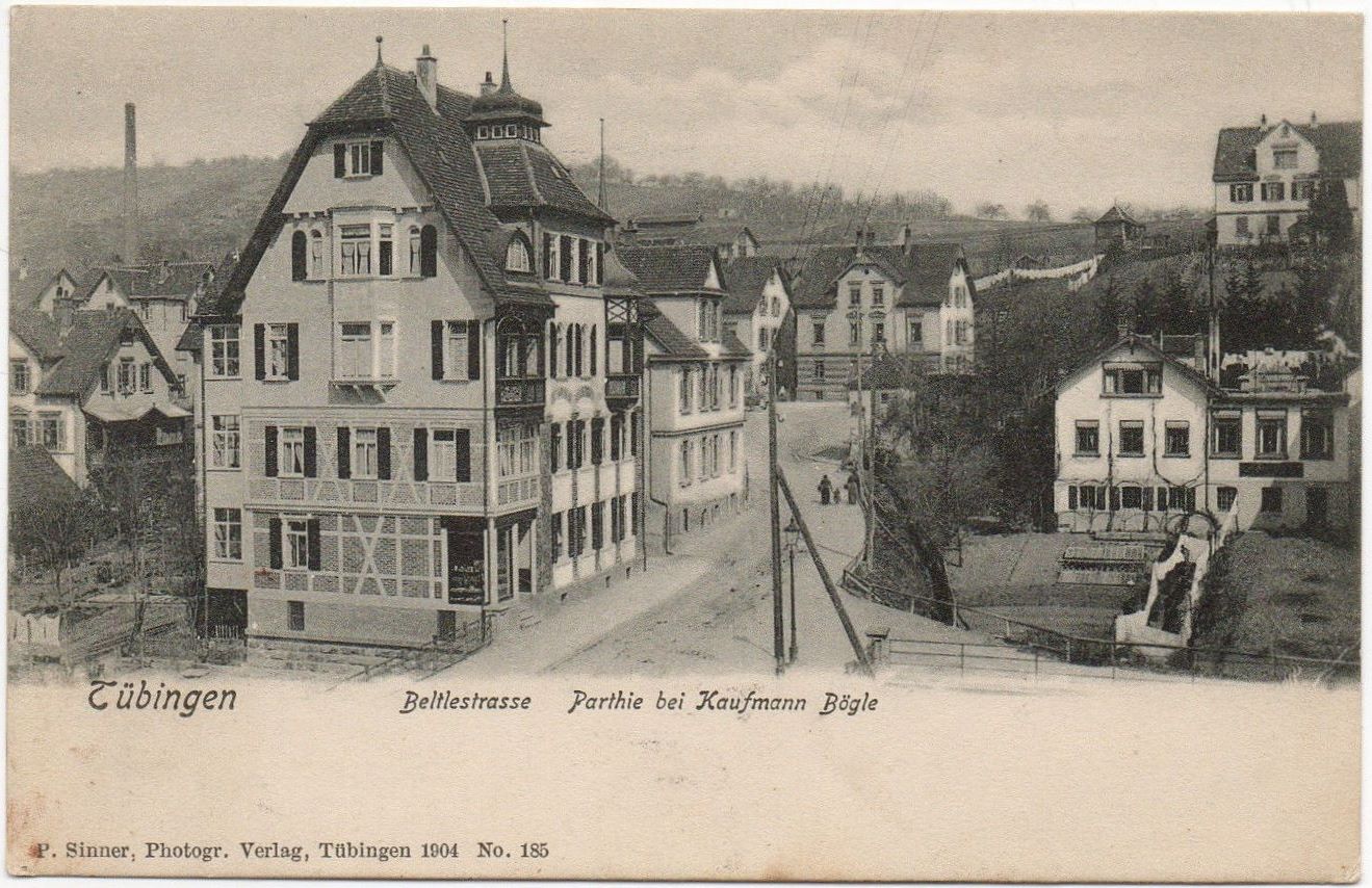 Belthlestraße in Tübingen von Paul Sinnr - long