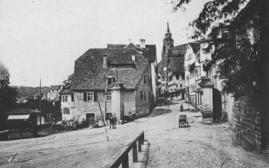 Sinner-Tübingen-Neckartr-Walkmühle- around 1875 - long