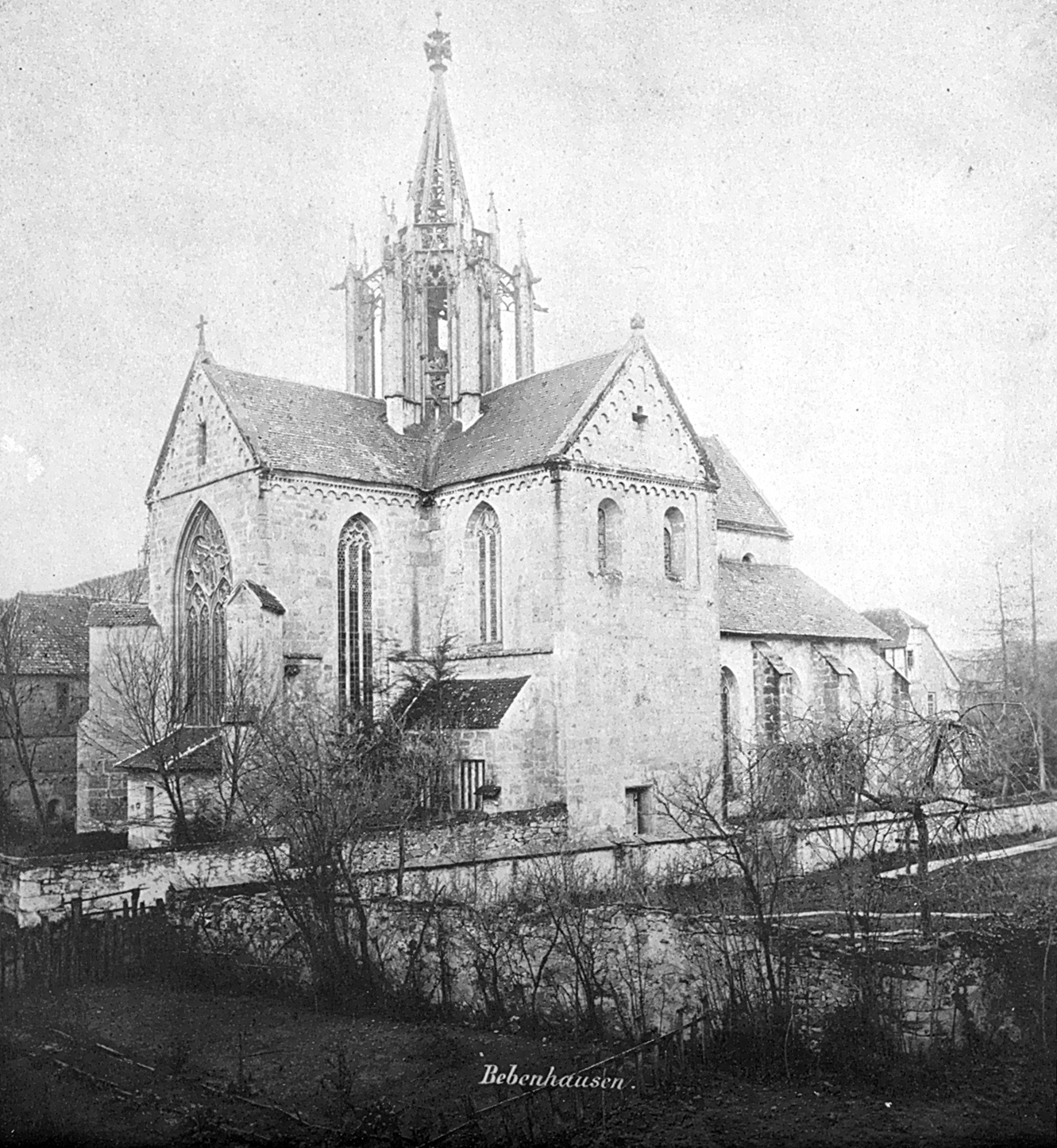 Bebenhausen Monastery Church 1869 - long