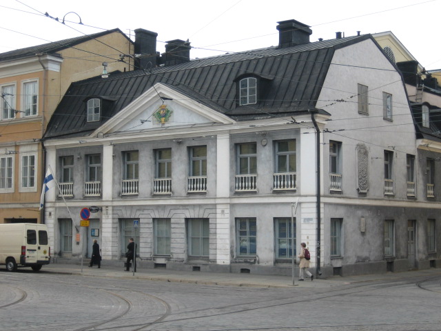 Sederholmin talo - Sederholm house, Aleksanterinkatu 18 / Katariinankatu 5, Helsinki. Oldest stone building in central Helsinki, built 1757.