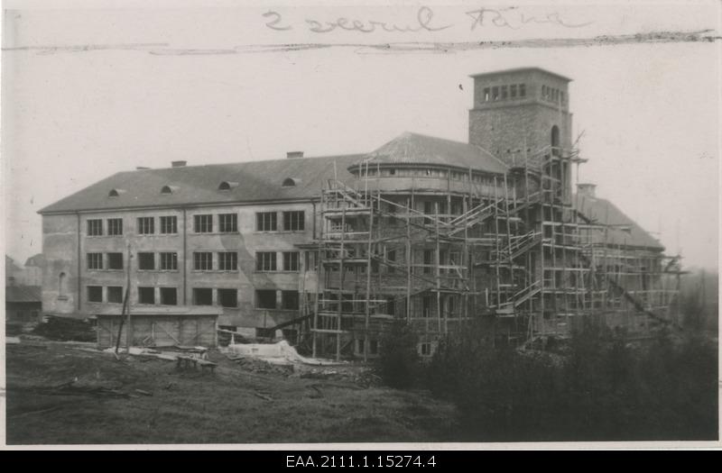 Construction of the new school building in Kohtla-Järve