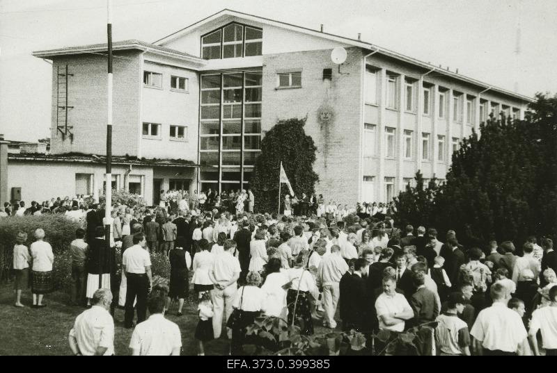 Opening of the school building of Märjamaa Gymnasium.