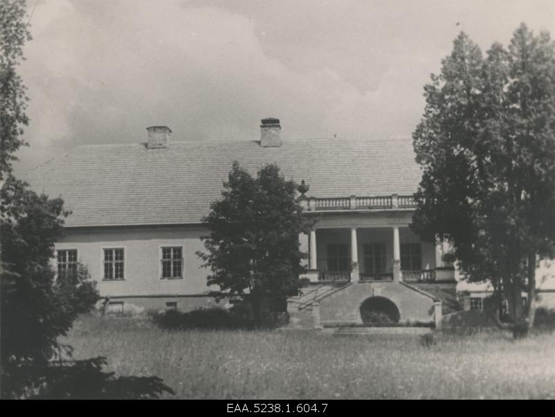In the back of the main building of Sagadi Manor