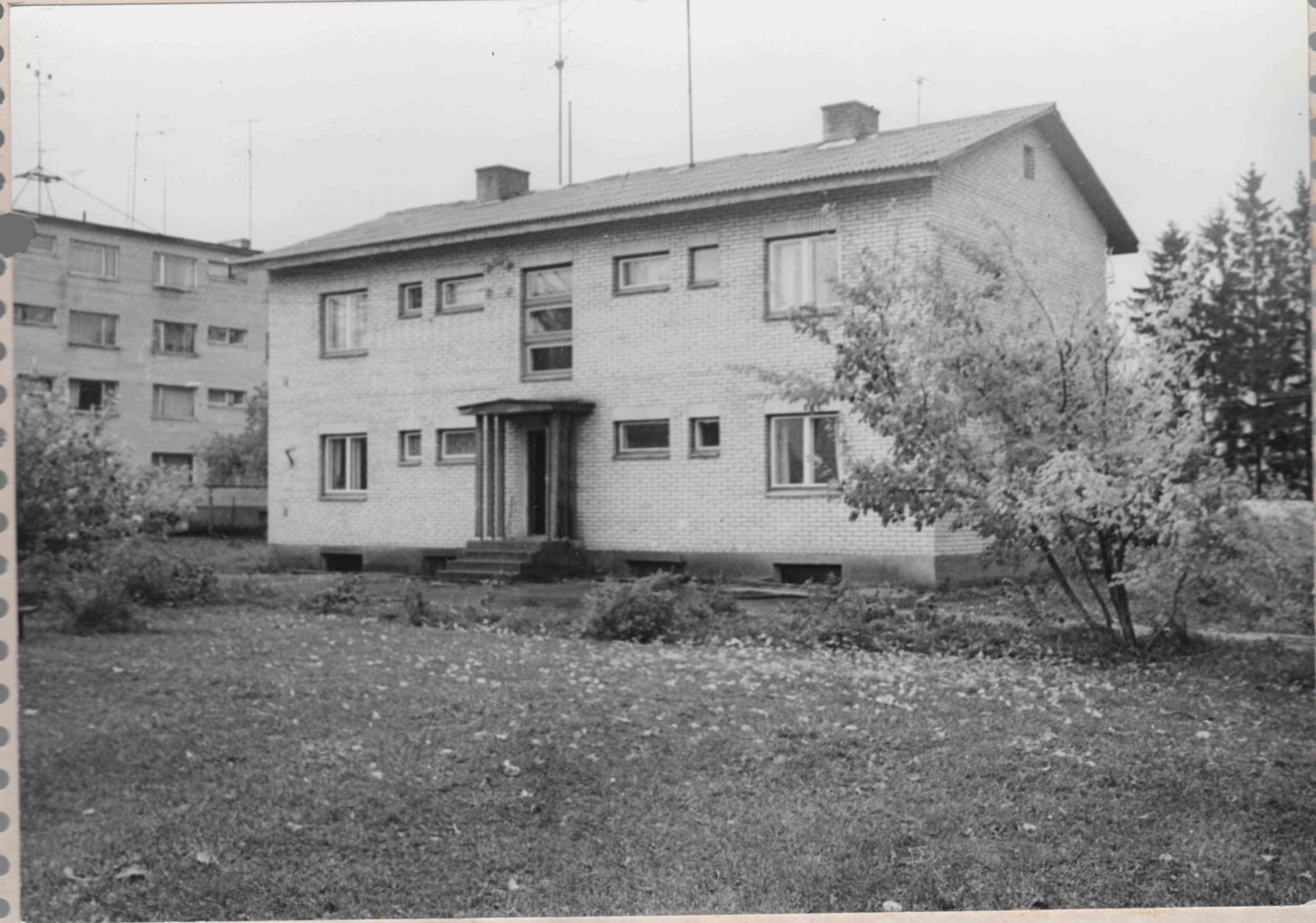 First stone houses, built 1962-1964