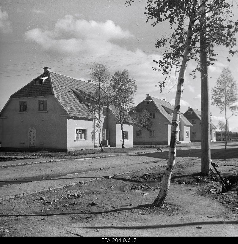Residential buildings of workers in Kohtla-Järvel.