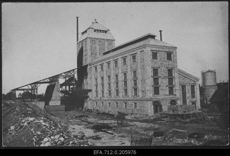 View Kohtla-Järve oil production factory.