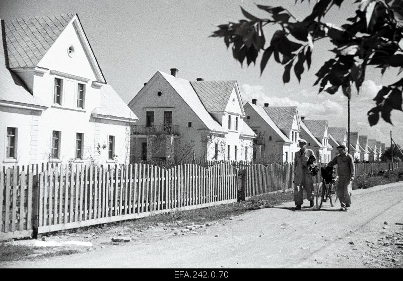 New houses in Kukruse mining settlement.