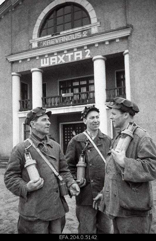 The main miners e. Laanemäe, e. Suviste and a. Knjazjev.