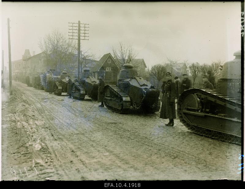 Tanks on parade.