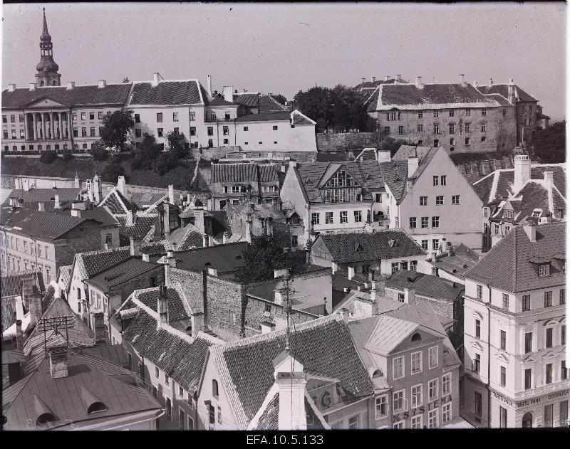 View of the city centre of Tallinn.