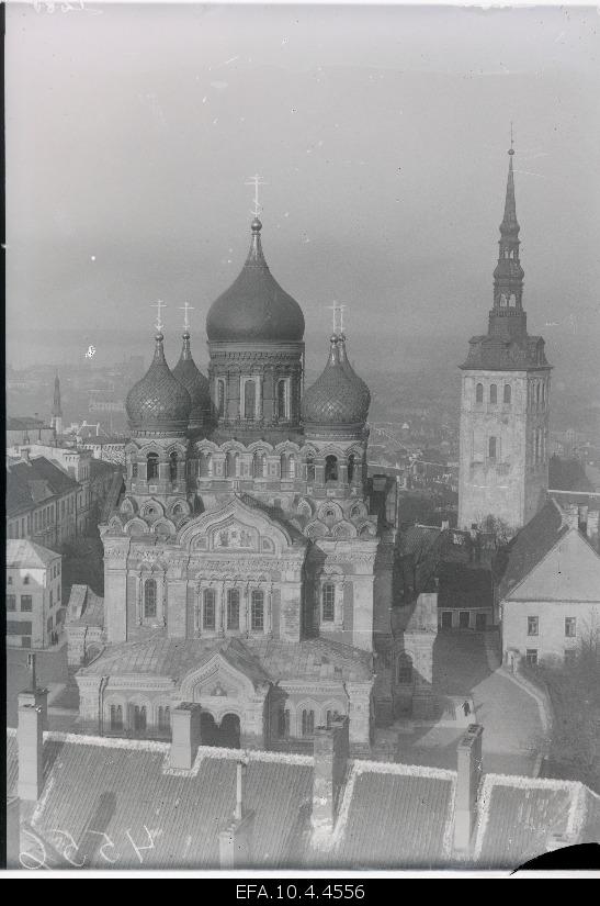 View from Toompea to the Old Town.