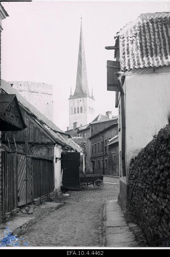 Street in the Old Town of Tallinn.