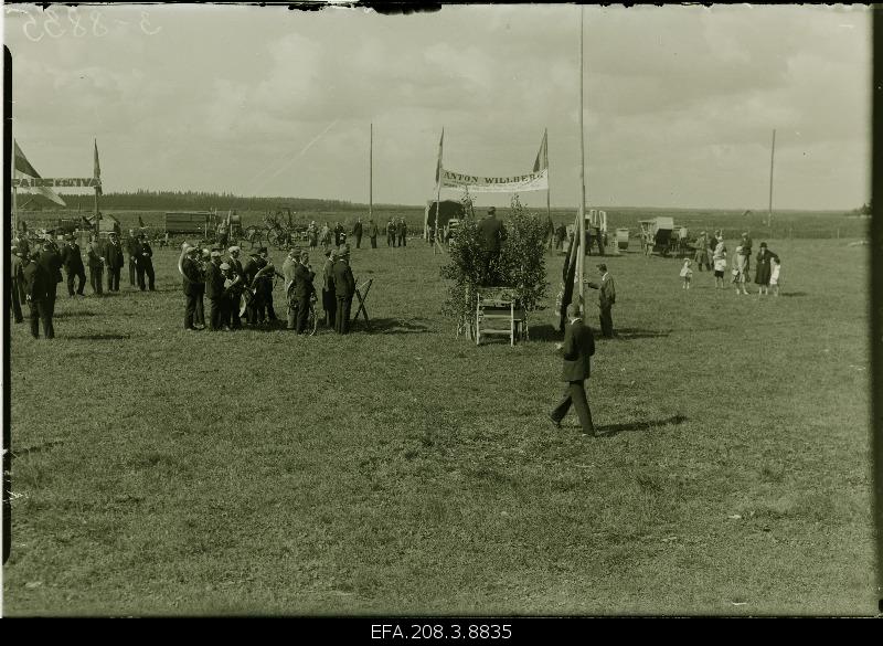 View of the exhibition hall in Paides.