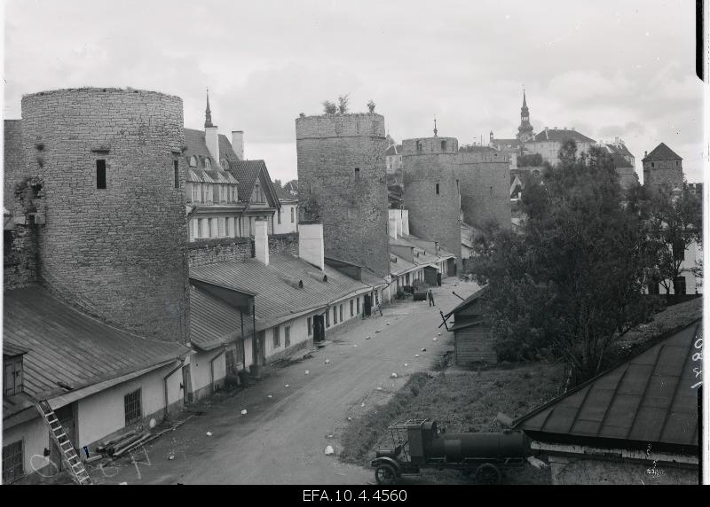 View of the Tallinn City Wall.