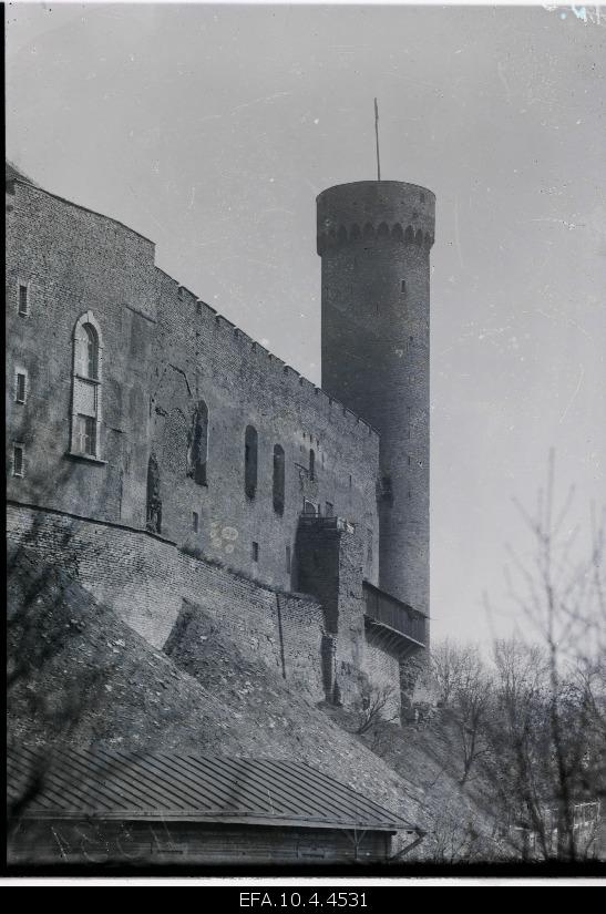 View of the walls of Toompea fortress.