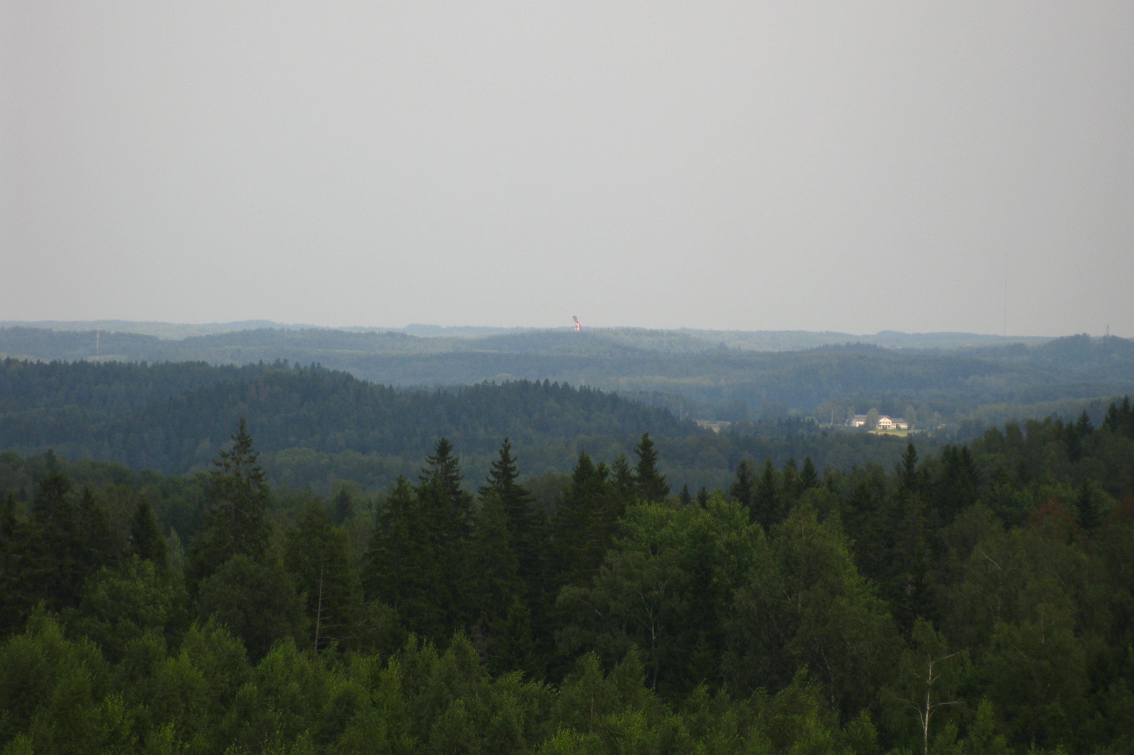 Otepää Nature Park11 - Otepää height, view from Harimäe tower to the northeast, Otepää Looduspark