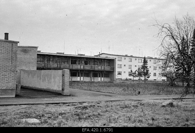 View of the buildings in Antsla sovhoostehnika.