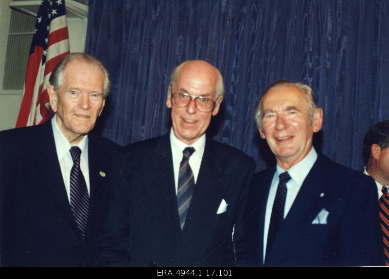 Ernst Jaakson at the New York Estonian House.