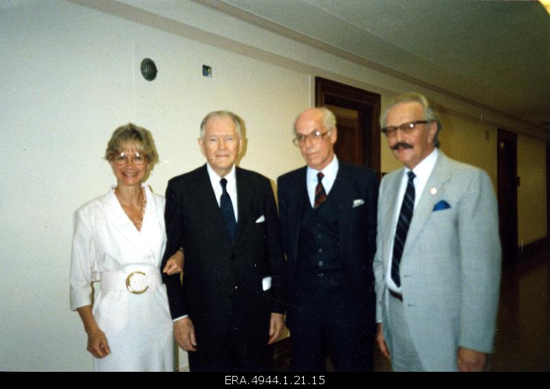 Ernst Jaakson meets Mari-Ann Rikken and Lennart Mere in Washington.