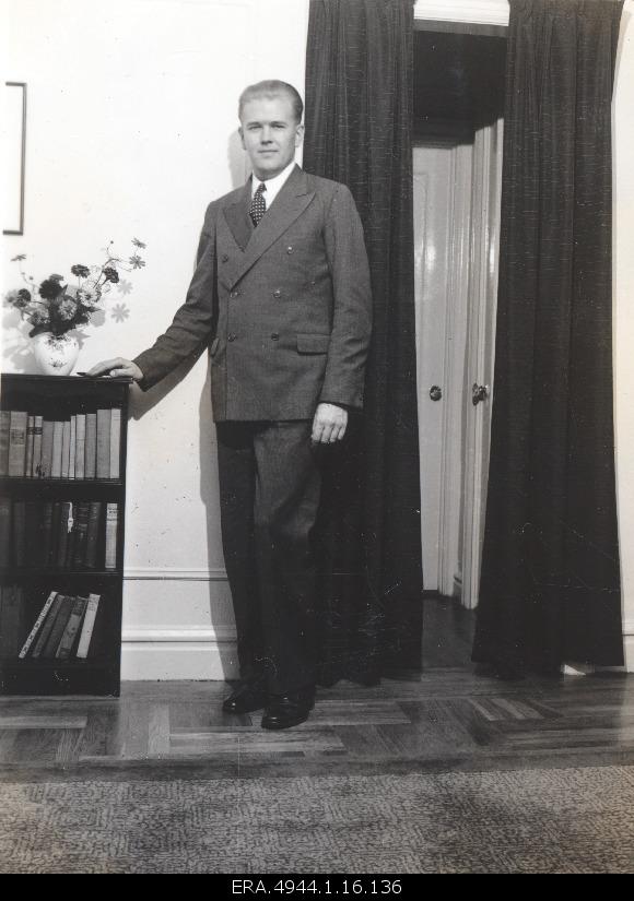 Ernst Jaakson at his home.