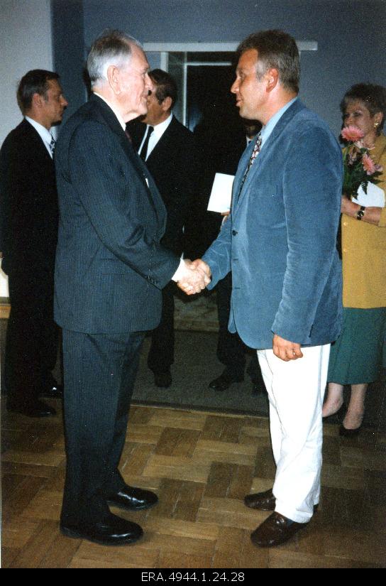 Ernst Jaakson's memorial book "Estonia" presentation at Tallinn Raekoja.