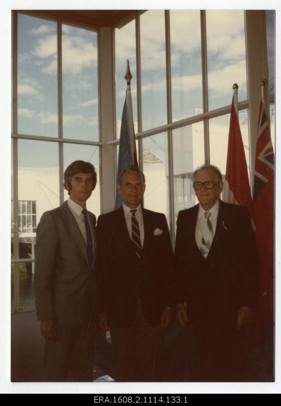 Aarand Roos, Ilmar Heinsoo and Ernst Jaakson Torontos 1984