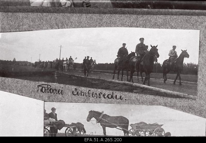 War of Liberty. 1.Battleway 3 on the way to the Rodenpoiss (Ropaži) Väike-Jägeli (Maza Jugla) river to support the breakthroughs of the 1st Battalion of the Armed Forces Road from the Landeswehr defence line.