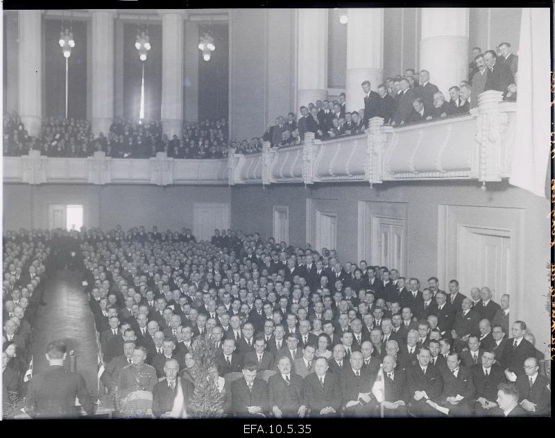 View hall of the state-political organisation Isamalia during the Congress.