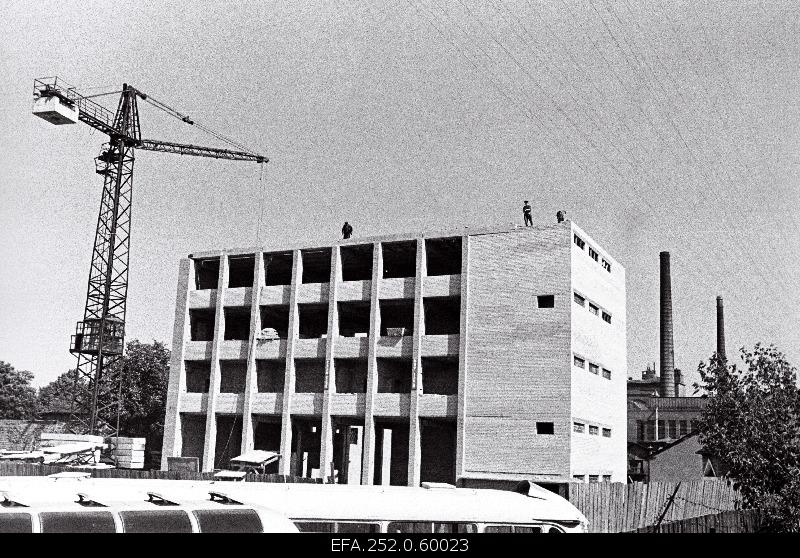 View of the construction of Tallinn Measuring Tools Factory.