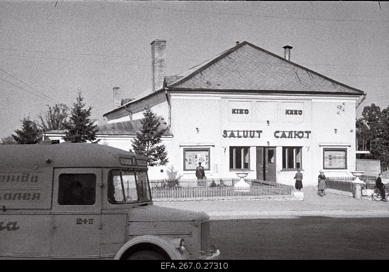 Valga cinema Saluut on the Soviet street.
