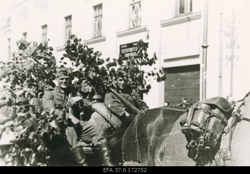 Invasion of German troops into Pärnu city.